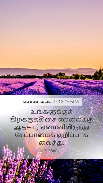 எண்ணாகமம் 34:10 TAMIRV Mobile Phone Wallpaper - உங்களுக்குக் - Mobile Bible Verse Wallpaper