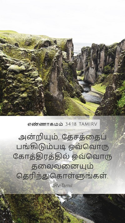 எண்ணாகமம் 34:18 TAMIRV Bible Verse Image
