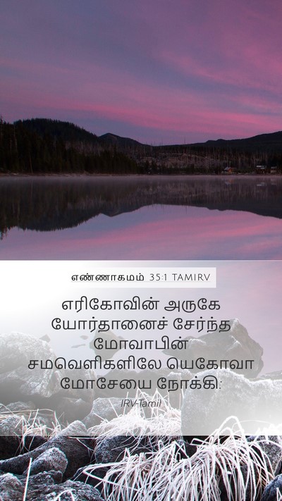 எண்ணாகமம் 35:1 TAMIRV Bible Verse Image