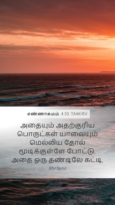 எண்ணாகமம் 4:10 TAMIRV Bible Verse Image