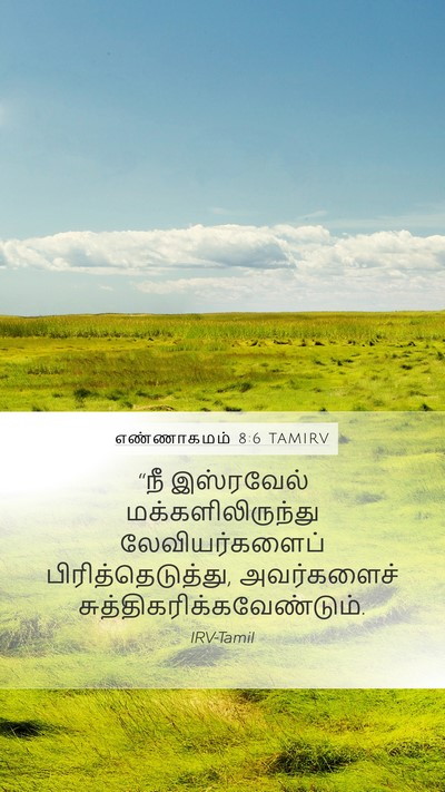 எண்ணாகமம் 8:6 TAMIRV Bible Verse Image