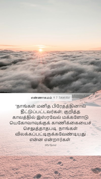 எண்ணாகமம் 9:7 TAMIRV Bible Verse Image