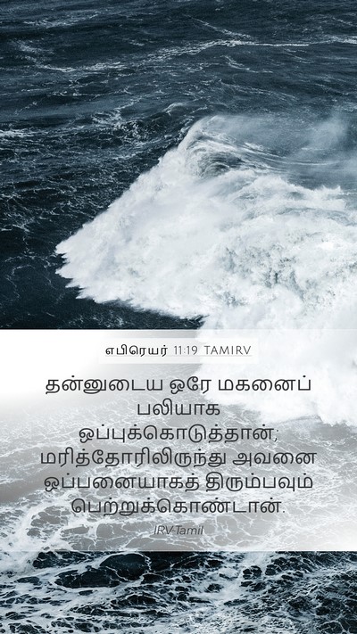எபிரெயர் 11:19 TAMIRV Bible Verse Image