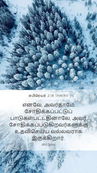 எபிரெயர் 2:18 TAMIRV Bible Verse Image