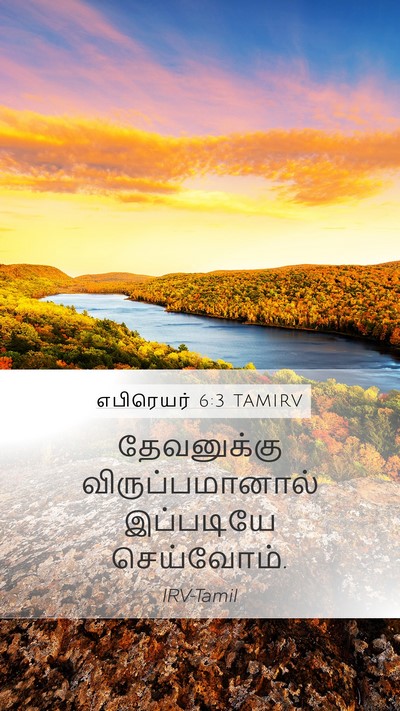 எபிரெயர் 6:3 TAMIRV Bible Verse Image