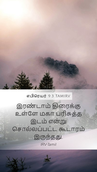 எபிரெயர் 9:3 TAMIRV Bible Verse Image