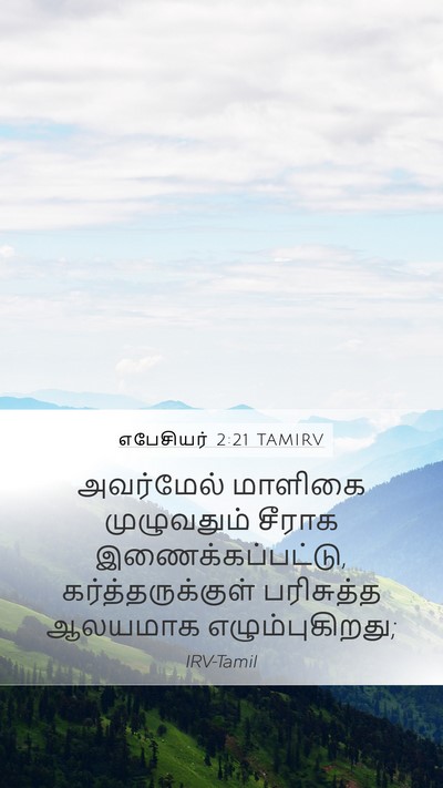 எபேசியர் 2:21 TAMIRV Bible Verse Image