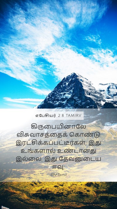 எபேசியர் 2:8 TAMIRV Bible Verse Image