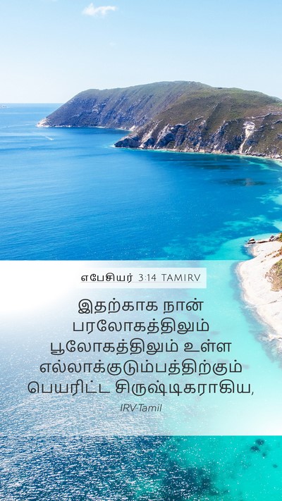 எபேசியர் 3:14 TAMIRV Bible Verse Image