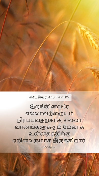 எபேசியர் 4:10 TAMIRV Bible Verse Image