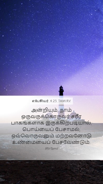 எபேசியர் 4:25 TAMIRV Bible Verse Image