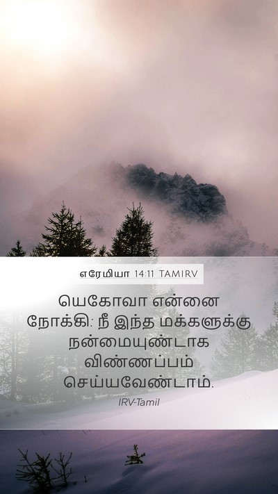 எரேமியா 14:11 TAMIRV Bible Verse Image