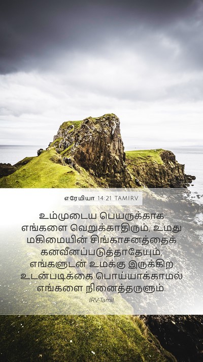 எரேமியா 14:21 TAMIRV Bible Verse Image