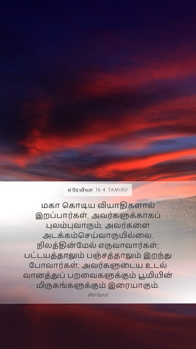 எரேமியா 16:4 TAMIRV Bible Verse Image