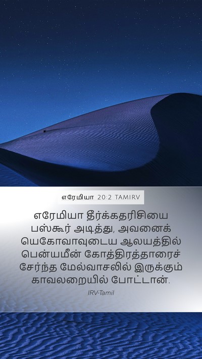 எரேமியா 20:2 TAMIRV Bible Verse Image