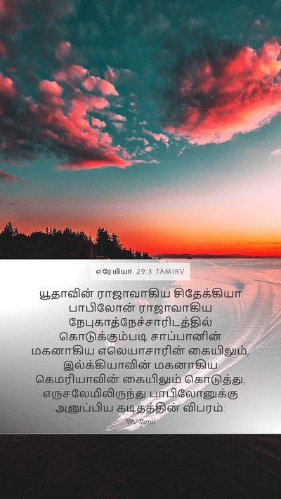 எரேமியா 29:3 TAMIRV Bible Verse Image