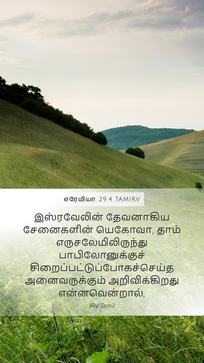 எரேமியா 29:4 TAMIRV Bible Verse Image
