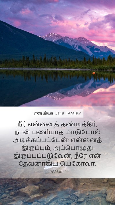 எரேமியா 31:18 TAMIRV Bible Verse Image