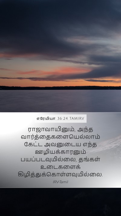 எரேமியா 36:24 TAMIRV Bible Verse Image