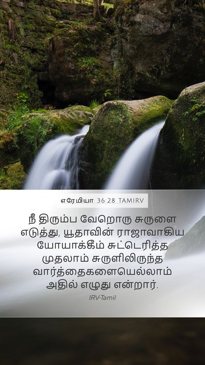 எரேமியா 36:28 TAMIRV Bible Verse Image