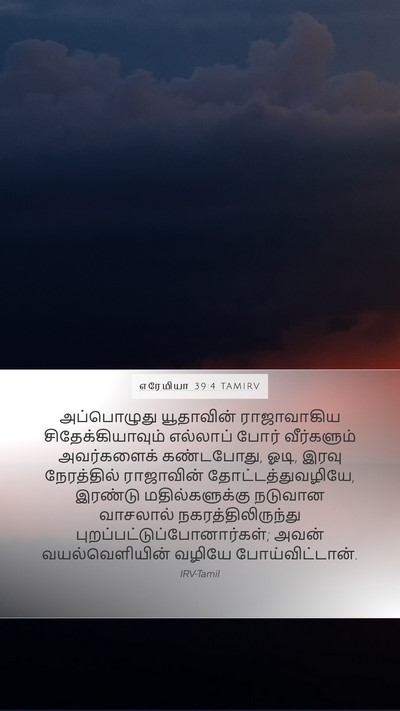 எரேமியா 39:4 TAMIRV Bible Verse Image