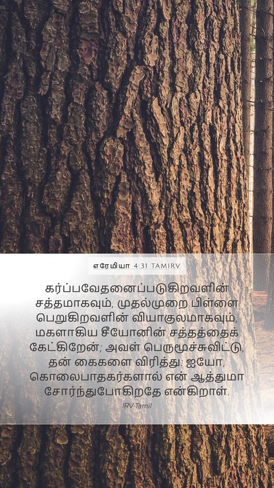 எரேமியா 4:31 TAMIRV Bible Verse Image