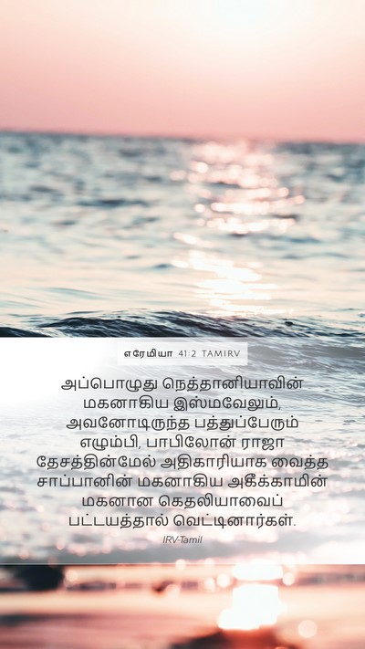எரேமியா 41:2 TAMIRV Bible Verse Image