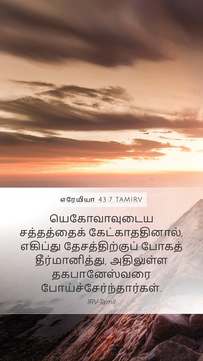 எரேமியா 43:7 TAMIRV Bible Verse Image