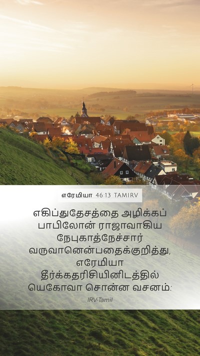 எரேமியா 46:13 TAMIRV Bible Verse Image