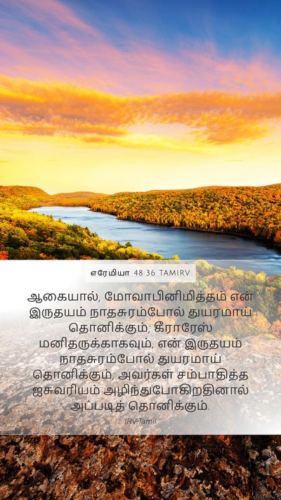 எரேமியா 48:36 TAMIRV Bible Verse Image
