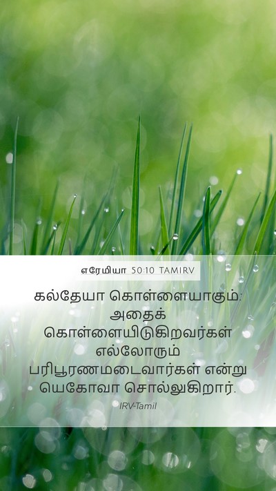 எரேமியா 50:10 TAMIRV Bible Verse Image