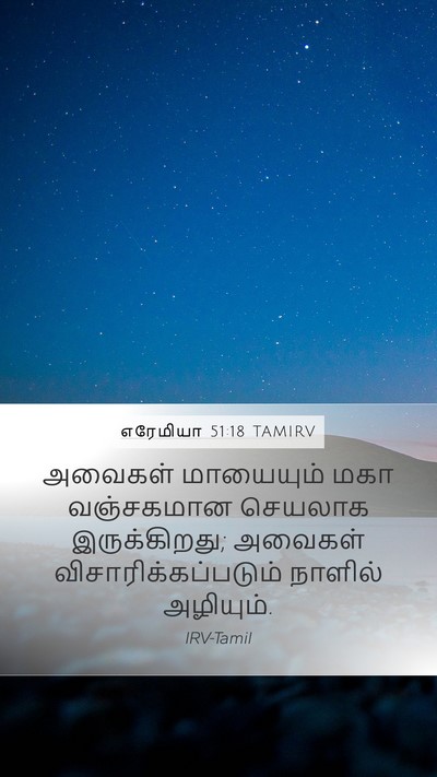 எரேமியா 51:18 TAMIRV Bible Verse Image