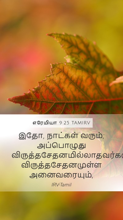 எரேமியா 9:25 TAMIRV Bible Verse Image
