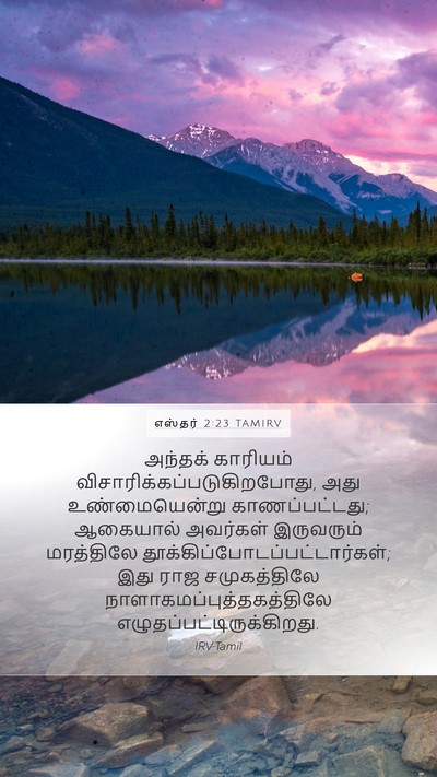 எஸ்தர் 2:23 TAMIRV Bible Verse Image