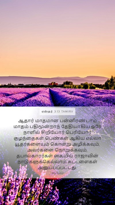 எஸ்தர் 3:13 TAMIRV Bible Verse Image