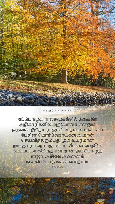 எஸ்தர் 7:9 TAMIRV Bible Verse Image