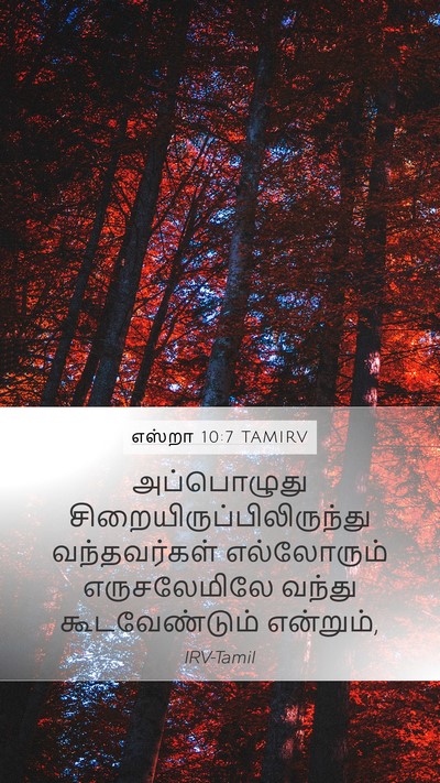 எஸ்றா 10:7 TAMIRV Bible Verse Image