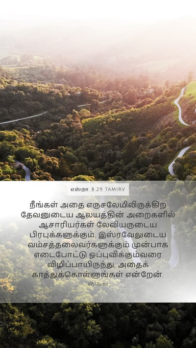 எஸ்றா 8:29 TAMIRV Bible Verse Image