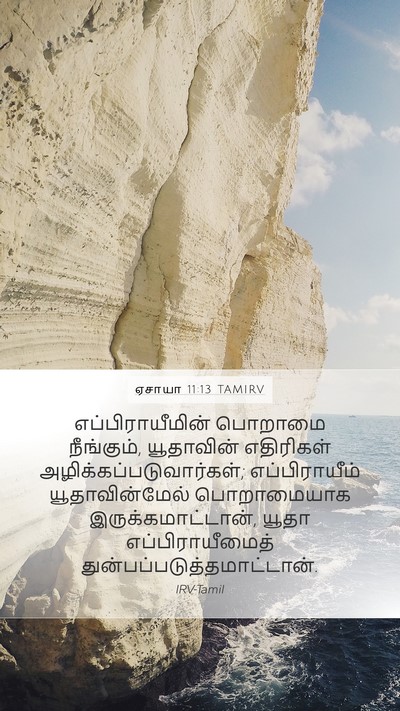 ஏசாயா 11:13 TAMIRV Bible Verse Image