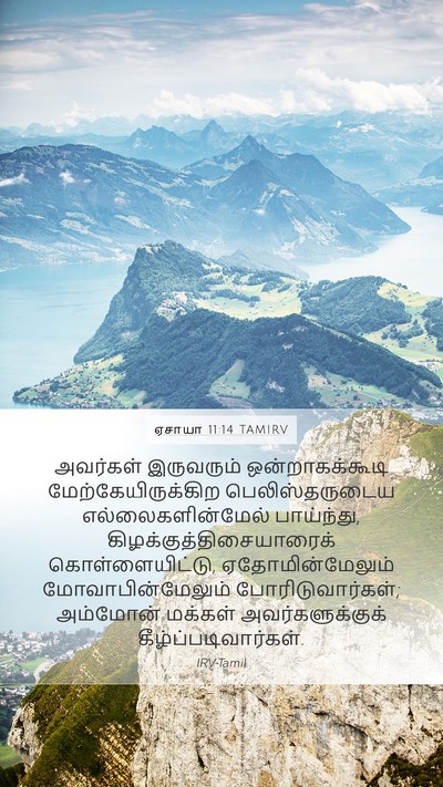 ஏசாயா 11:14 TAMIRV Bible Verse Image