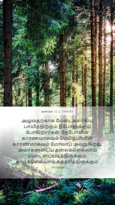 ஏசாயா 15:2 TAMIRV Bible Verse Image