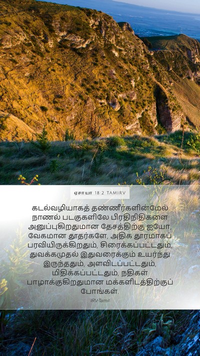 ஏசாயா 18:2 TAMIRV Bible Verse Image