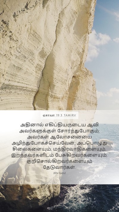 ஏசாயா 19:3 TAMIRV Bible Verse Image