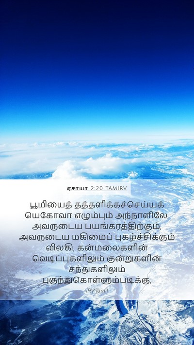 ஏசாயா 2:20 TAMIRV Bible Verse Image