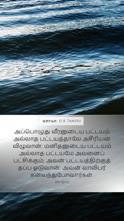 ஏசாயா 31:8 TAMIRV Bible Verse Image