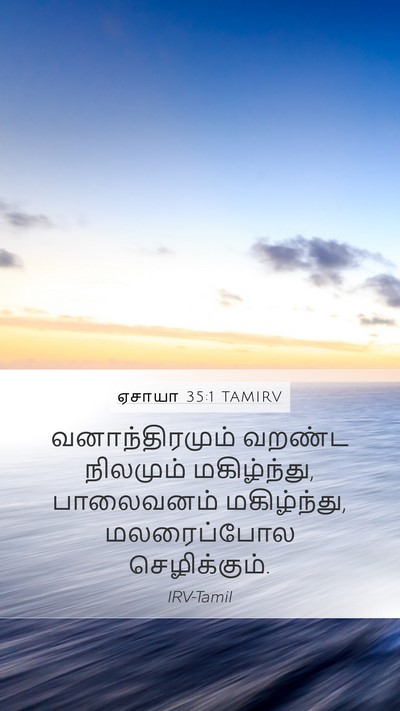 ஏசாயா 35:1 TAMIRV Bible Verse Image