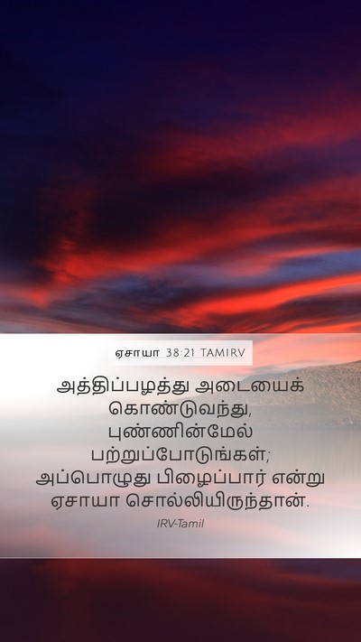 ஏசாயா 38:21 TAMIRV Bible Verse Image
