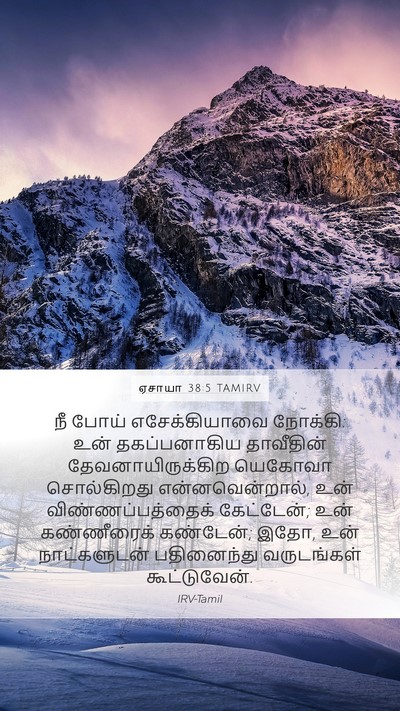 ஏசாயா 38:5 TAMIRV Bible Verse Image