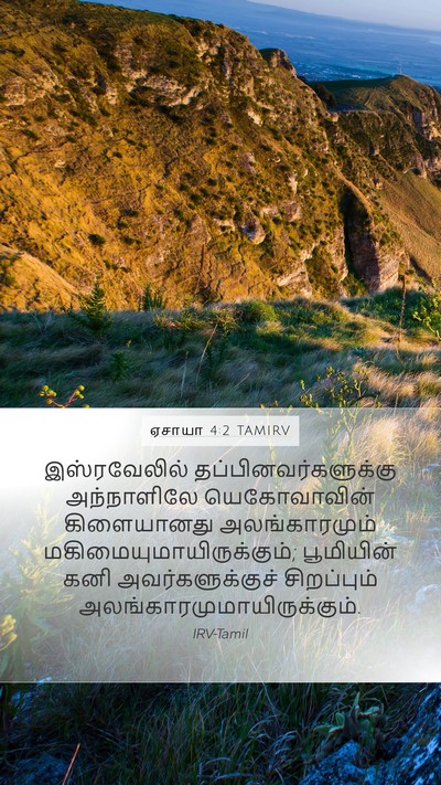 ஏசாயா 4:2 TAMIRV Bible Verse Image