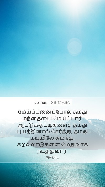 ஏசாயா 40:11 TAMIRV Bible Verse Image